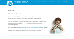 Desktop Screenshot of fluoridefreewa.org